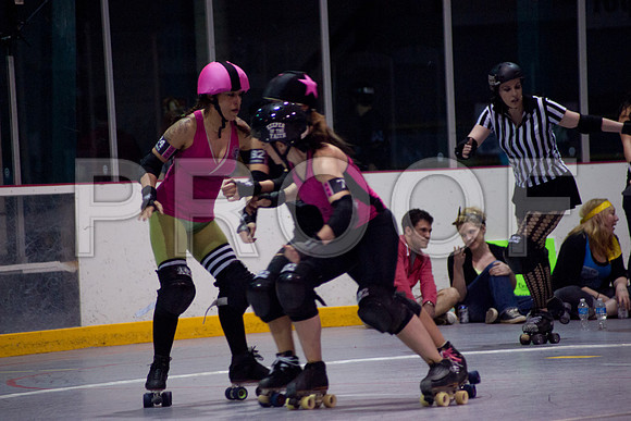 Slammers Vs Crimes Roller Derby
