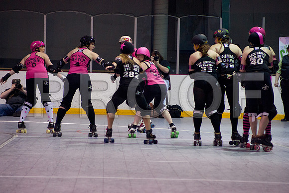 Slammers Vs Crimes Roller Derby