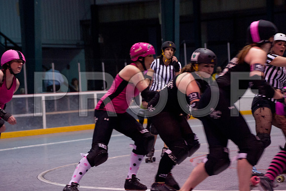 Slammers Vs Crimes Roller Derby