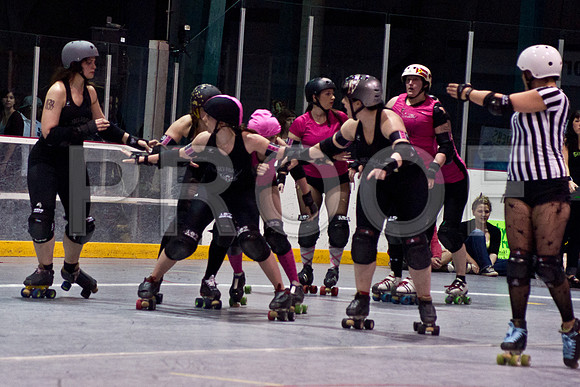 Slammers Vs Crimes Roller Derby