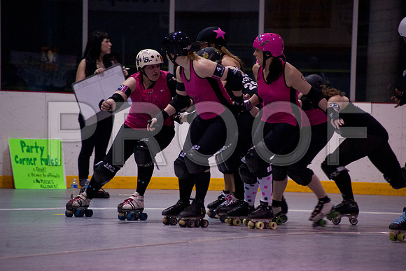 Slammers Vs Crimes Roller Derby