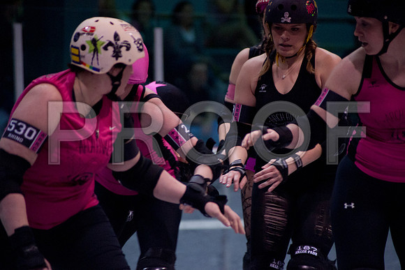 Slammers Vs Crimes Roller Derby