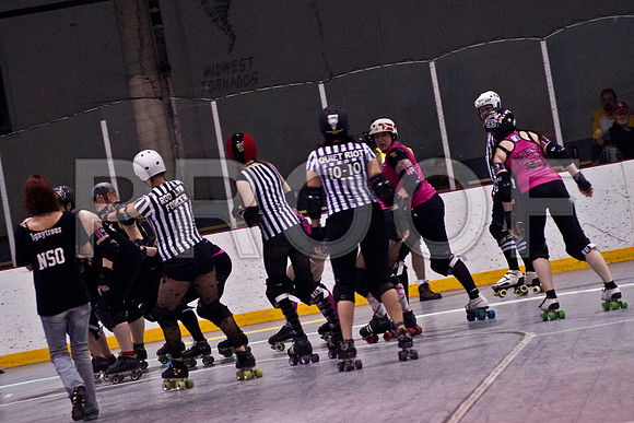 Slammers Vs Crimes Roller Derby