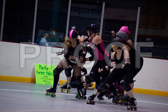 Slammers Vs Crimes Roller Derby