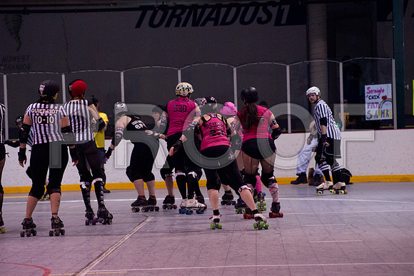 Slammers Vs Crimes Roller Derby