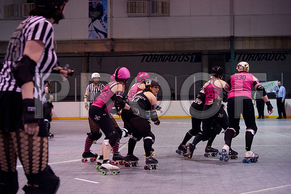 Slammers Vs Crimes Roller Derby