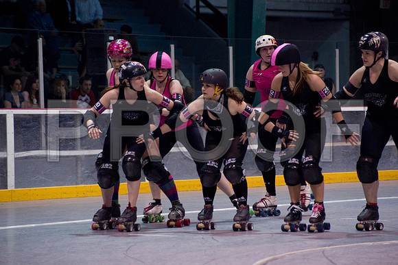 Slammers Vs Crimes Roller Derby