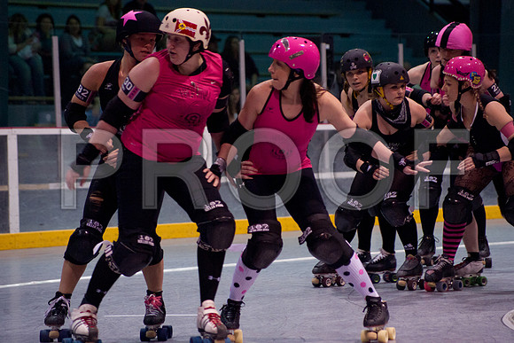 Slammers Vs Crimes Roller Derby