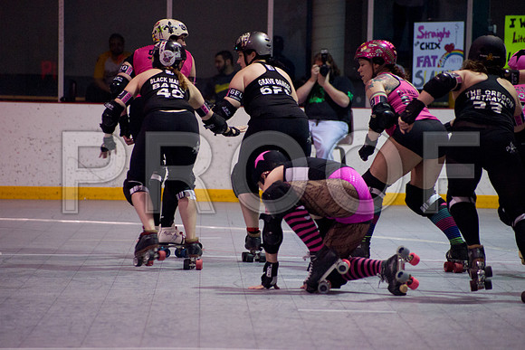 Slammers Vs Crimes Roller Derby