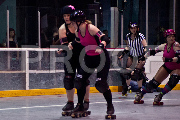 Slammers Vs Crimes Roller Derby