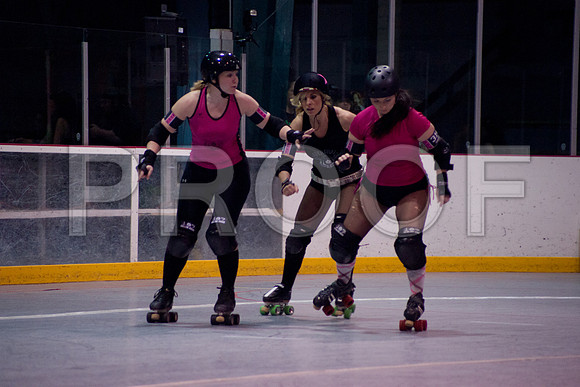 Slammers Vs Crimes Roller Derby