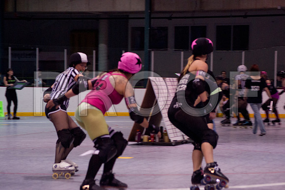 Slammers Vs Crimes Roller Derby