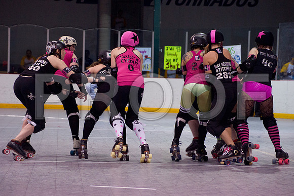 Slammers Vs Crimes Roller Derby