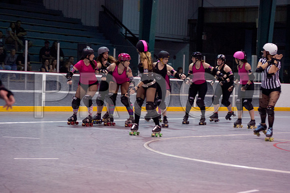 Slammers Vs Crimes Roller Derby