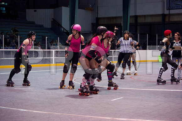 Slammers Vs Crimes Roller Derby