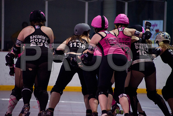 Slammers Vs Crimes Roller Derby