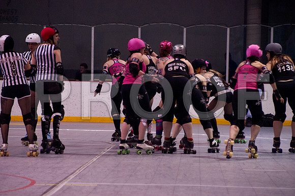 Slammers Vs Crimes Roller Derby