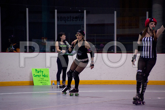 Slammers Vs Crimes Roller Derby