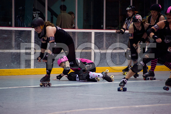 Slammers Vs Crimes Roller Derby