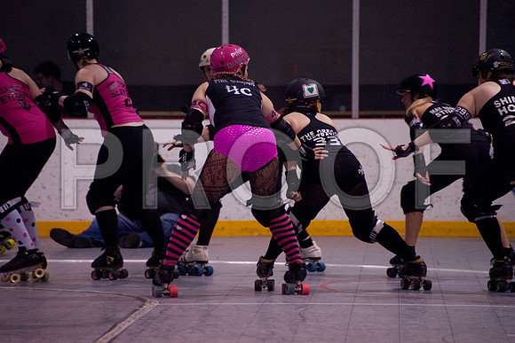 Slammers Vs Crimes Roller Derby