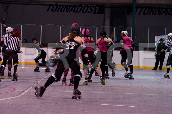 Slammers Vs Crimes Roller Derby