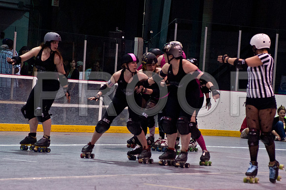 Slammers Vs Crimes Roller Derby