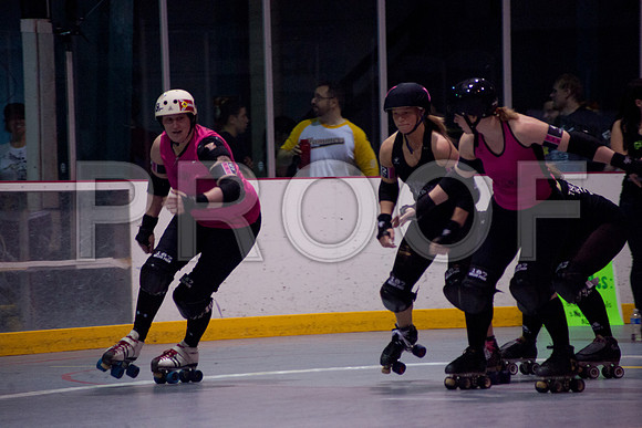 Slammers Vs Crimes Roller Derby