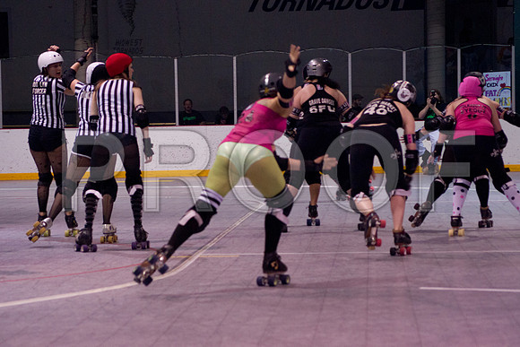 Slammers Vs Crimes Roller Derby