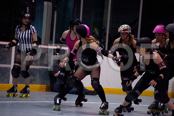 Slammers Vs Crimes Roller Derby