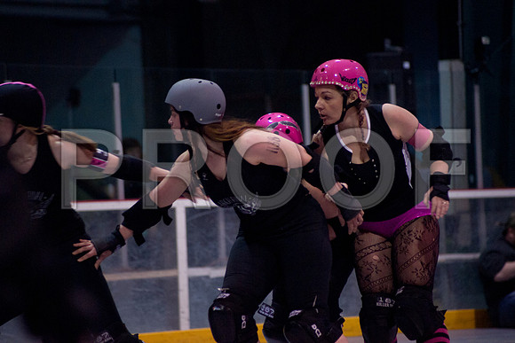 Slammers Vs Crimes Roller Derby