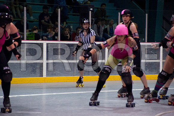 Slammers Vs Crimes Roller Derby