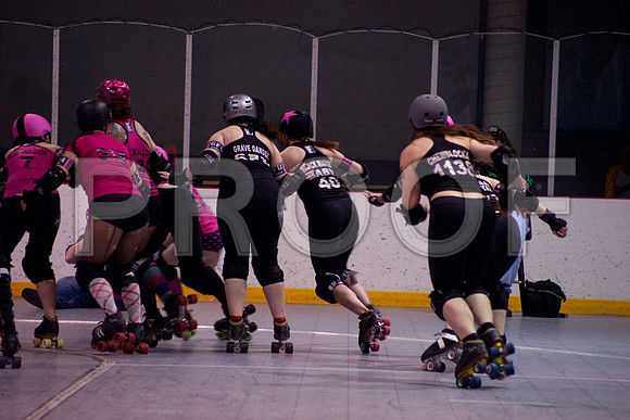 Slammers Vs Crimes Roller Derby
