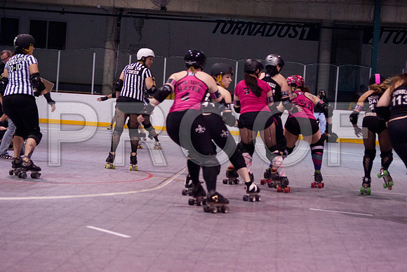 Slammers Vs Crimes Roller Derby