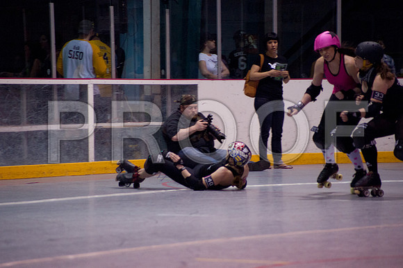 Slammers Vs Crimes Roller Derby