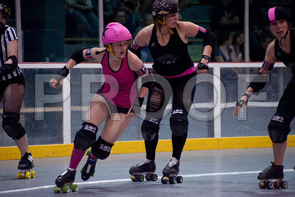 Slammers Vs Crimes Roller Derby