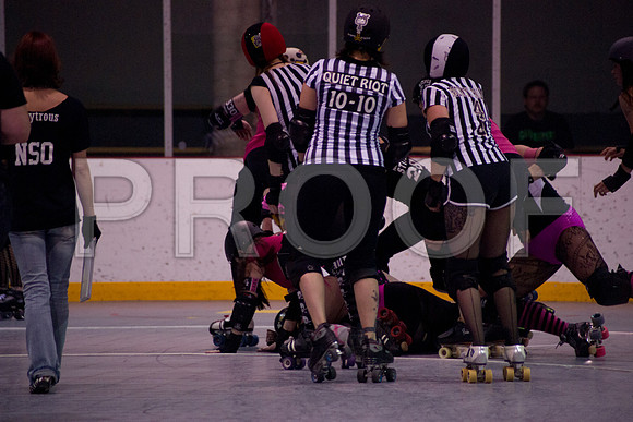 Slammers Vs Crimes Roller Derby