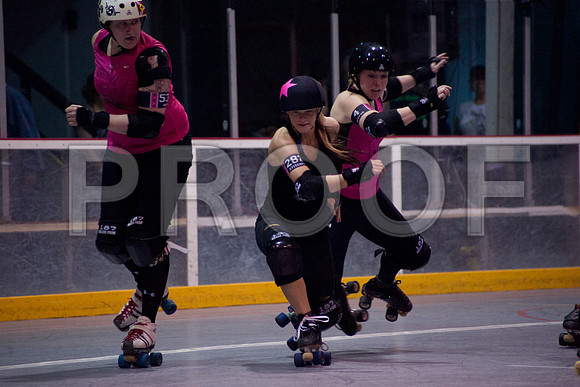 Slammers Vs Crimes Roller Derby