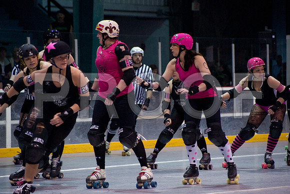 Slammers Vs Crimes Roller Derby
