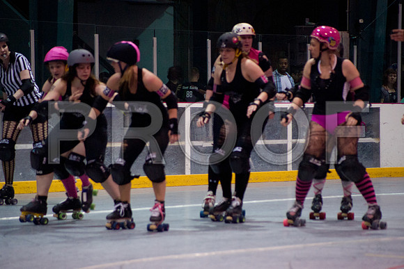 Slammers Vs Crimes Roller Derby