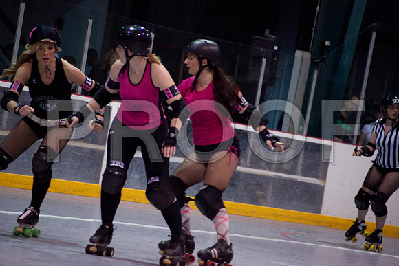 Slammers Vs Crimes Roller Derby