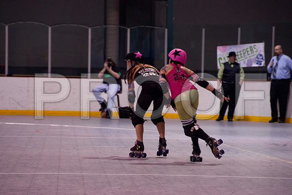 Slammers Vs Crimes Roller Derby