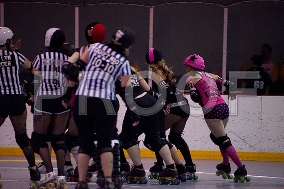 Slammers Vs Crimes Roller Derby