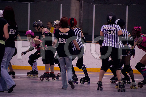 Slammers Vs Crimes Roller Derby