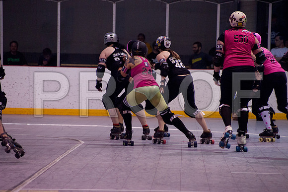 Slammers Vs Crimes Roller Derby