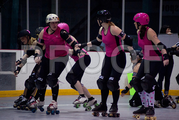 Slammers Vs Crimes Roller Derby