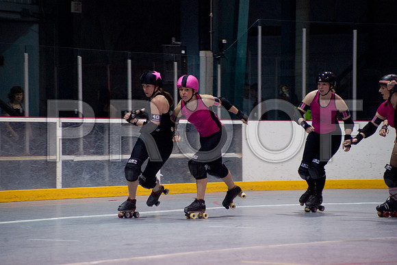 Slammers Vs Crimes Roller Derby