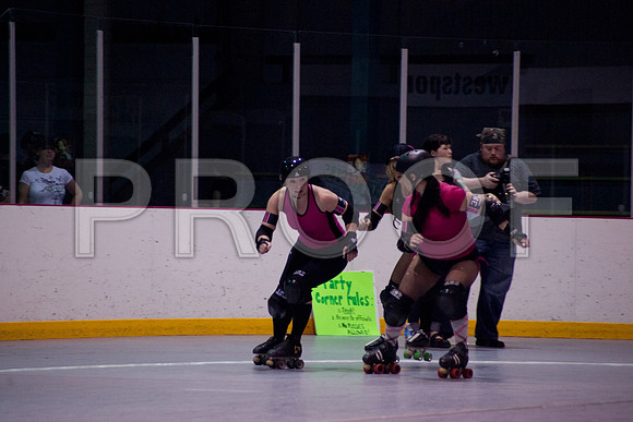 Slammers Vs Crimes Roller Derby