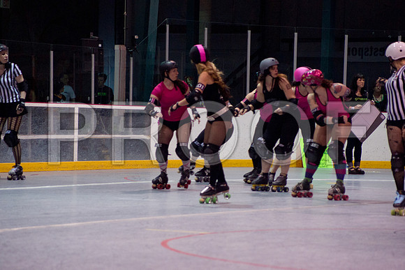 Slammers Vs Crimes Roller Derby