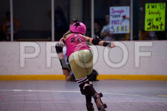 Slammers Vs Crimes Roller Derby