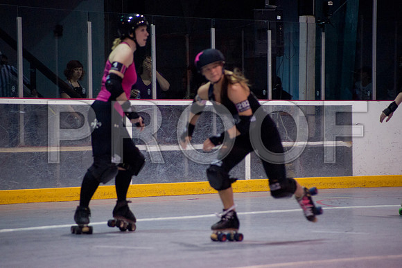 Slammers Vs Crimes Roller Derby